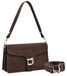 Omgoods - Sac bandoulière tendance pour femmes couleur café
