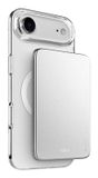 PURO Lite Slim Power Mag 3000 mAh Draadloos opladen Zilver