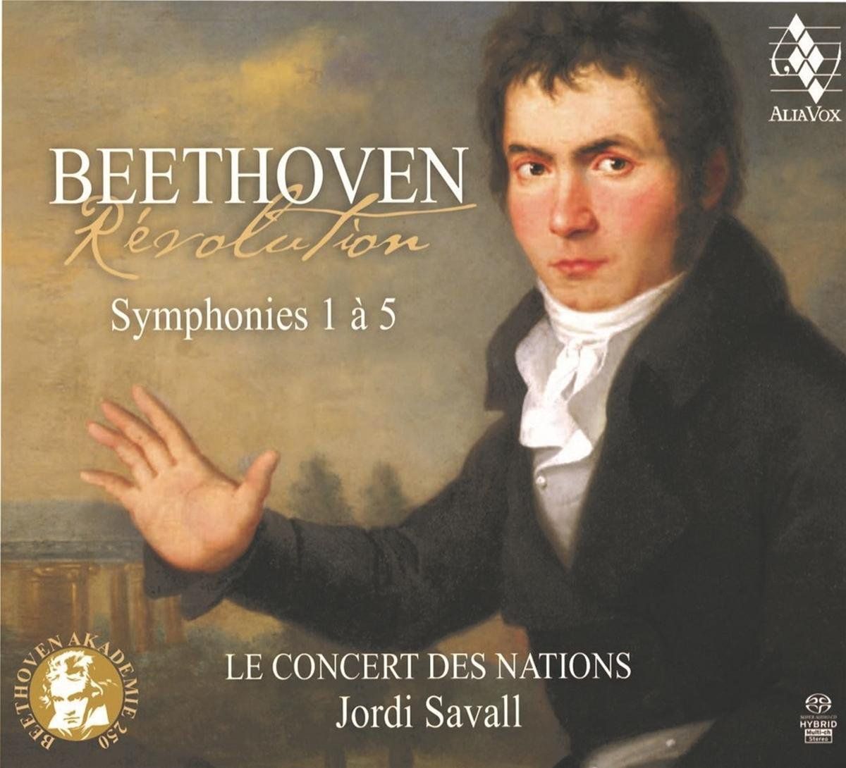 PIAS Nederland Beethoven Révolution Symphonies 1 to 5 - CD - 8435408099370