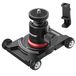 NEEWER Dolly SD001 Camera Slider Dolly met kogelkop en telefoonklem