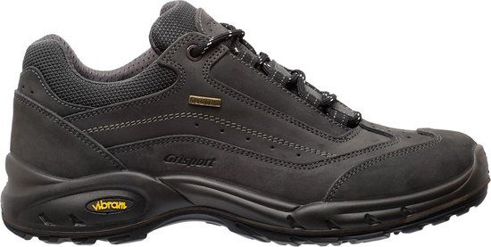 Grisport GRI Travel Low Unisex Wandelschoenen Laag Antraciet Maat 47