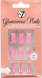 W7 Glamorous Nails - Pink Bell (met nagellijm & vijl)