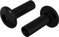 vidaXL - Sleeve - moeren - 2 st - Zwart - M4 x 14,5 mm - Metaal