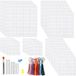 Ibenzoa® Set complet de 53 pièces en plastique toile pour divers projets créatifs