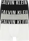 Calvin Klein Intense Power Cotton Trunks (3-pack) - heren boxers normale lengte - zwart - wit - grijs
