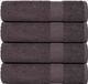 vidaXL - Douchehanddoeken - FROGN - 4 stuks - 70x140 cm - 360 g/m² - Antraciet