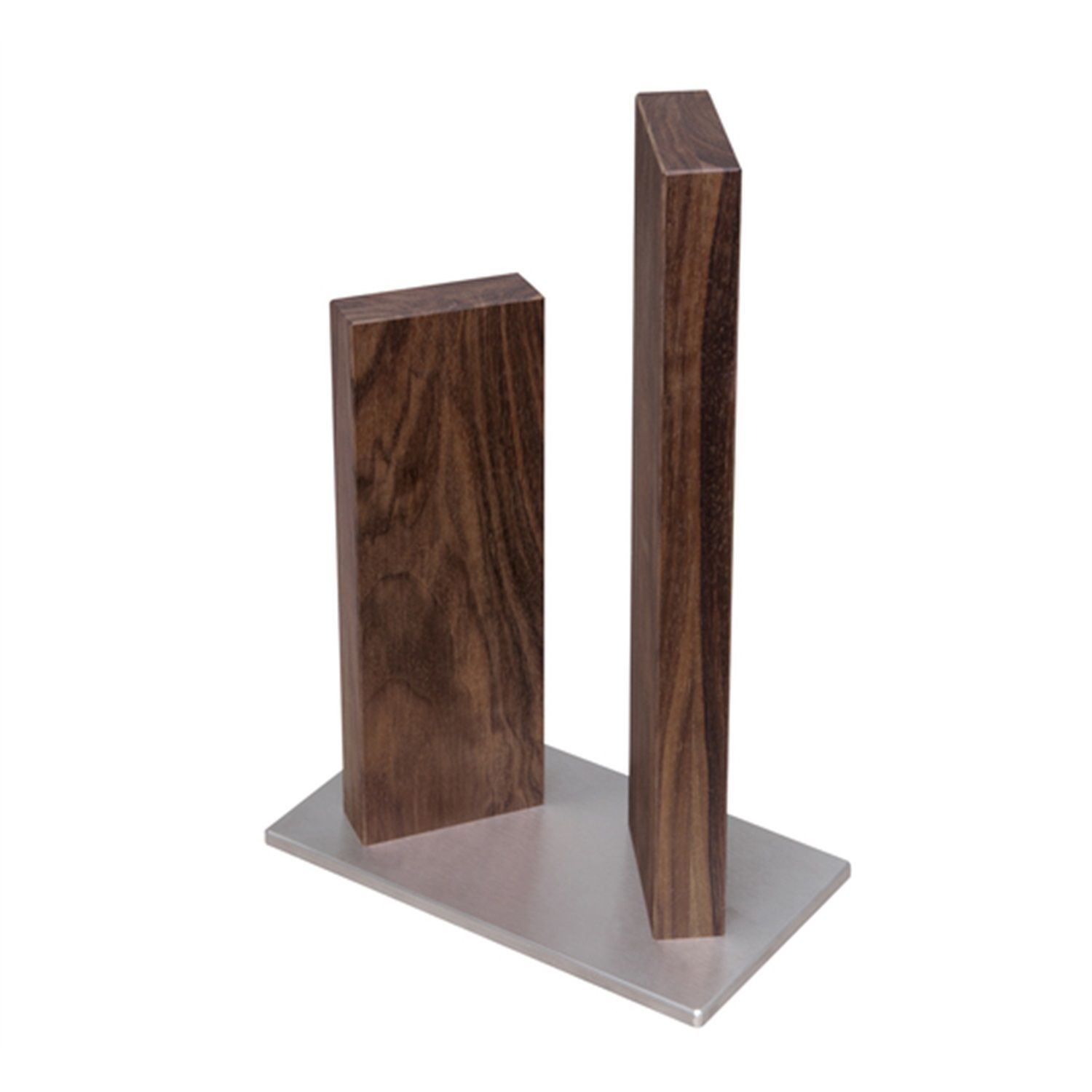 Kai Stonehenge Magnetic Knife Block STH-4.1 - Granite/Walnut Wood