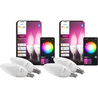 Philips Hue Kaarslamp White and Color E14 4-Pack