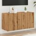Prolenta Maison Exclusive - TV-meubel voor aan de muur, ambachtelijk eikenhout, 80x30x41 cm