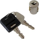 BMB Noyau de cylindre Cylindre intérieur pour serrures de meubles avec 2 clés, A 002 (fermeture identique)