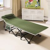 Merkloos Opvouwbaar Campingbed voor Volwassenen - Robuust en Stevig met 260 kg Draagvermogen, Inclusief Draagtas voor Reizen en Outdoor