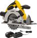 Vito - Scie circulaire sans fil 20V Ego Li + batterie lithium 4Ah + chargeur rapide