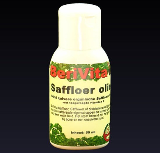 Berivita Saffloerolie - Distelolie Puur & Koudgeperst 50ml Fles