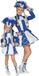 Wilbers Dansmarietje kostuum kind blauw/wit - Maat 152