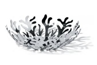 Alessi Mediterraneo Fruitschaal - Ø 29 cm - Zilver