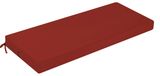Coussin de jardin imperméable, 140 x 40 cm, rouge