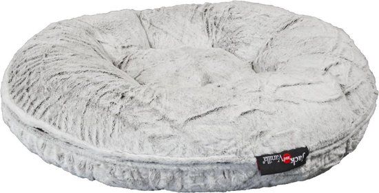 Jack and Vanilla Hondenmand 70cm Lambskin Donut Hondenbed - M - Polyester