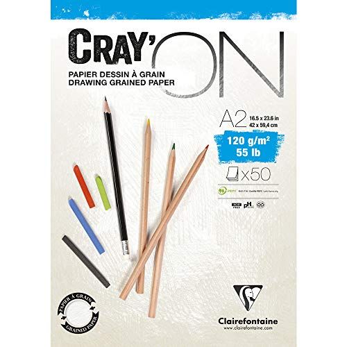 Clairefontaine 975022C tekenblok Cray'On - DIN A2 - 50 vellen
