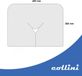 Collini Disposable face cover voor massagetafels - hoofdsteun hoesjes - Gezichtskussens 100 stuks wegwerpdoekjes | facecovers