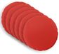 vidaXL - Kussensloop - 6 stuks - HEERLEN - Rood - Ø 50 cm - Polyester
