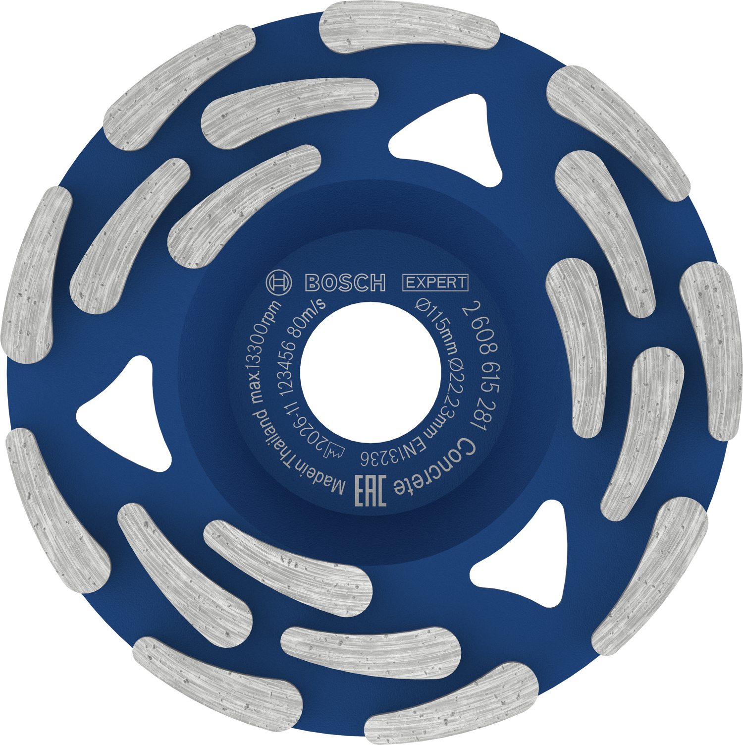Bosch Accessoires EXPERT Diamantschuurkop Concrete lifetime, 115 x 22,23 x 5 mm - 2608615281