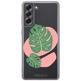 ERT GROUP mobiel telefoonhoesje voor Samsung S21 FE origineel en officieel erkend Babaco patroon Plants 011 optimaal aangepast aan de vorm van de mobiele telefoon, gedeeltelijk bedrukt