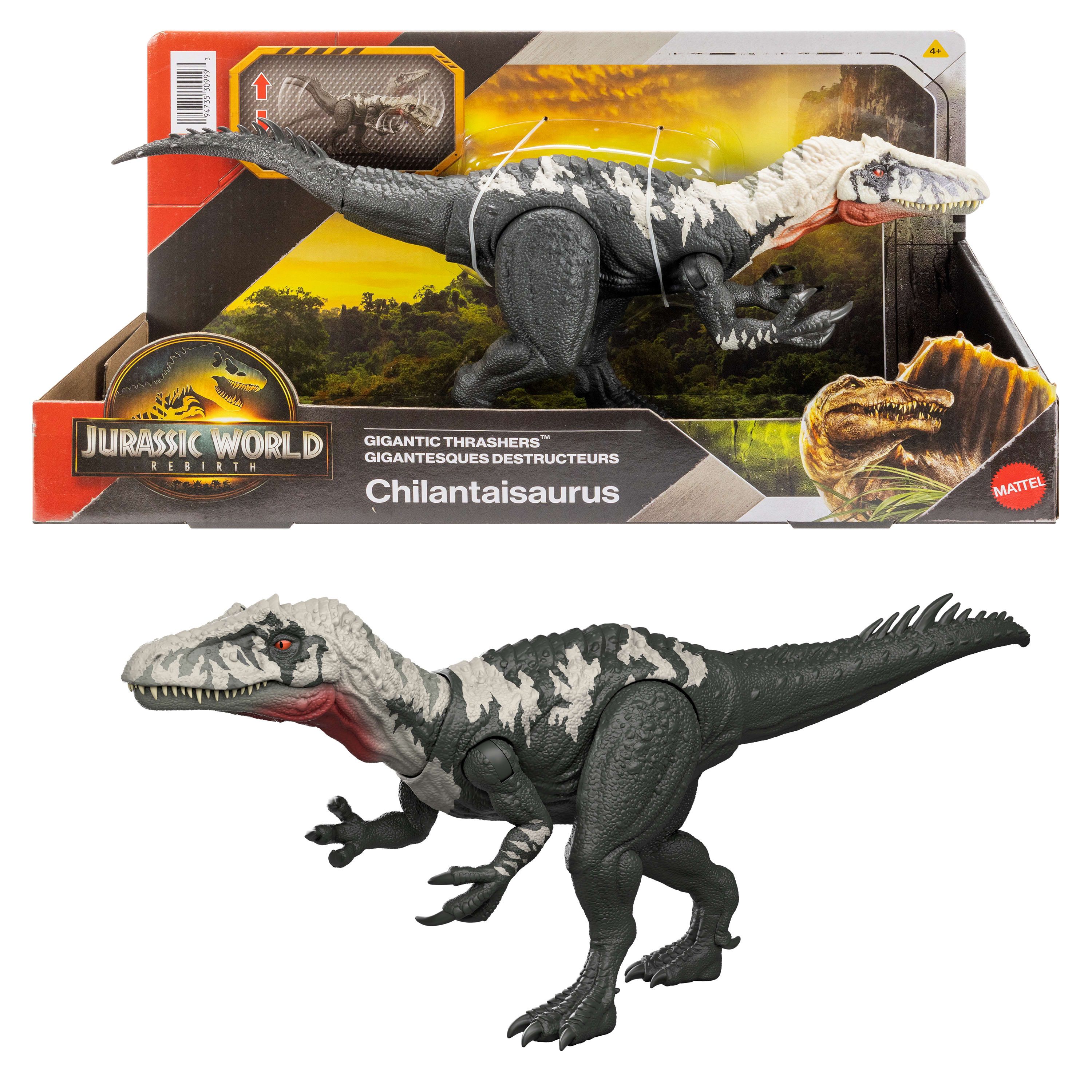 Mattel Jurassic World GIGANTISCHE VERWOESTERS Chilantaisaurus Speelgoedfiguur