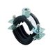 Fischer 91488 FRS buisklem 63-67 M 8/M 10, zwart, roestvrij staal