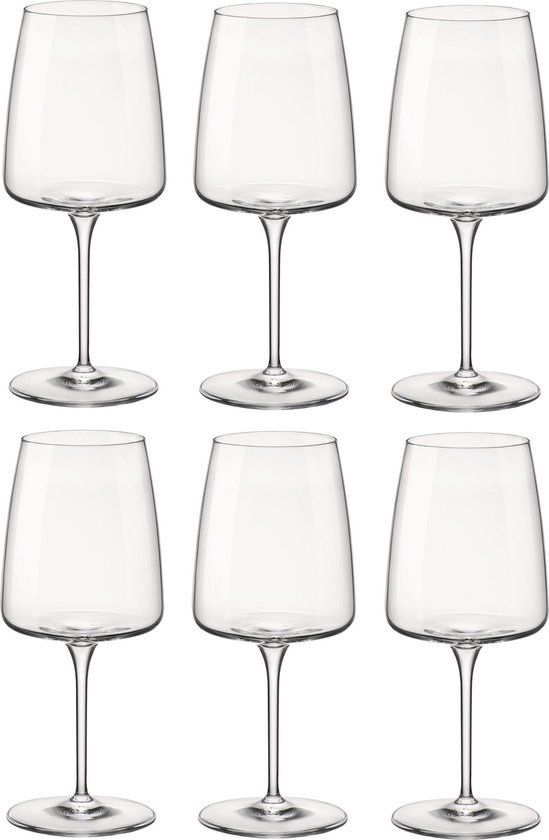 Bormioli Rocco Nexo Rode Wijnglazen - 540 ml - Set van 6