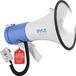 Pyle Megafoon Luidspreker - Compact PA Bullhorn - Luidsprekerhoorn - Draagbare Luidspreker met Sirene en LED Zaklamp - Verstelbaar Volume - Afneembare Microfoon - 50 Watt