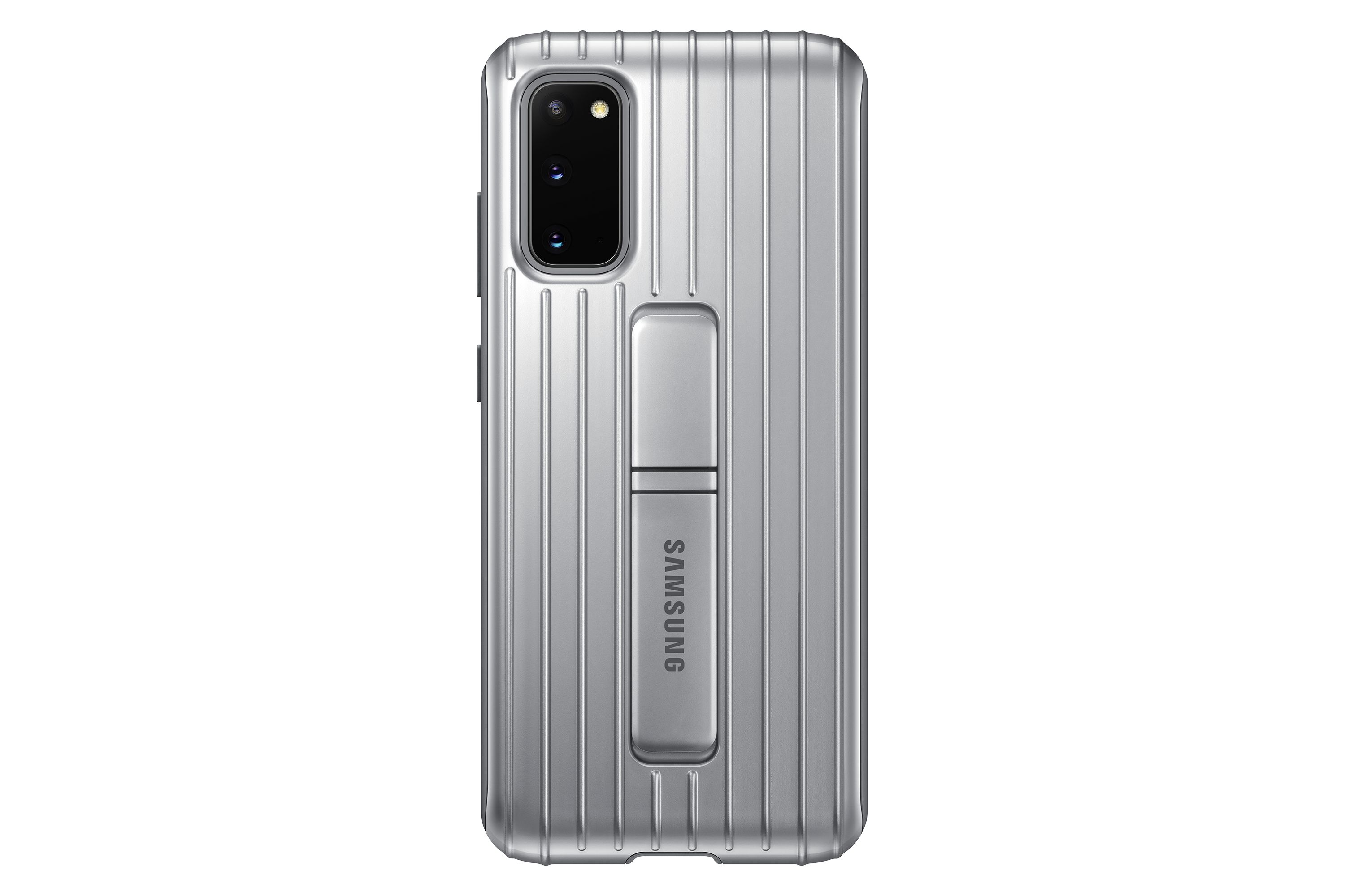 Samsung Galaxy S20 Protective Standing Cover - Silver