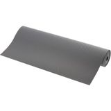 GTV - 1 rol 48 cm x 300 cm, antislipmat, lademat, keukenkastmat, inlegmat, antislip noppenmat, kunststof lade-inzet, koelkastmatten (antraciet)