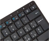 Vultech KEY-601WBT QWERTY Italiaans Zwart Toetsenbord