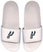 ISlide San Antonio Spurs slippers Motto Unisex Volwassenen Wit/Zwart/Grijs Synthetisch