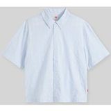 Levi's Short Sleeve Lama Boxy Shirt Maat: M | Casual Overhemden Outlet | Heren | Blauw