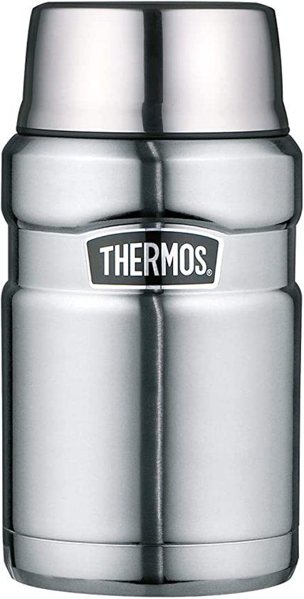Thermos Stainless King Food Carrier - 1.2L - Stainless Steel Mat