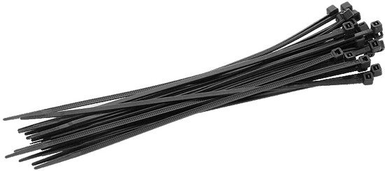 ABC-LED Kabelbinders - Tie-Wraps - Zwart 9.8 cm x 2 5 mm