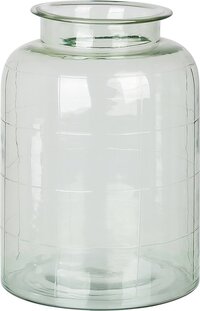 Beliani vindaloo - bloemenvaas-groen-glas