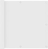 vidaXL Balkonscherm - 90x300 cm - Wit