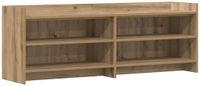 vidaXL TV-kast 135 x 33 x 47 cm Artisanaal eiken Bewerkt hout