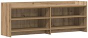 vidaXL TV-kast 135 x 33 x 47 cm Artisanaal eiken Bewerkt hout