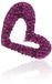 Pasionista Dameshanger hart met roze kristallen 925 sterling zilver 608099