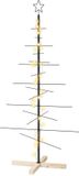 vidaXL Metalen kerstboom met standaard KUOPIO 150 cm Warmwit Staal