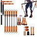 Merkloos Draagbare Pilates Bar Kit met Verstelbare Weerstand