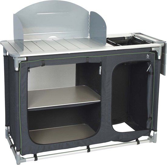 Bo-Camp Kookeiland Deluxe + Wasbak 117x50x80 cm