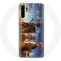 Maniacase Etui voor Huawei P30 Pro Tanjiro Inosuke en Zenitsu Demon Slayer Kimetsu no Yaiba Anime Manga