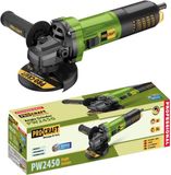 Procraft PW2450 haakse slijper 1300 watt 125 mm borstelloos