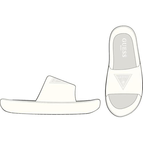GUESS Rubber Slippers Slippersonna, Lait, 37/38 EU