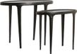 Light & Living Bijzettafel Arica - Zwart - 70x33x53cm - Modern