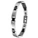 Lucardi Jongens - Armband - Rechthoek - Cadeau - Staal - Zilverkleurig